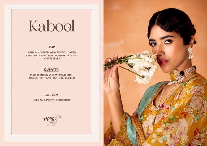 Kabool Vol 197 By Kimora Heer Kanjivaram Salwar Suits Wholesale Online